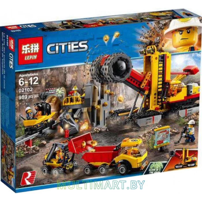 Конструктор Lepin 02102 Шахта (989 деталей)